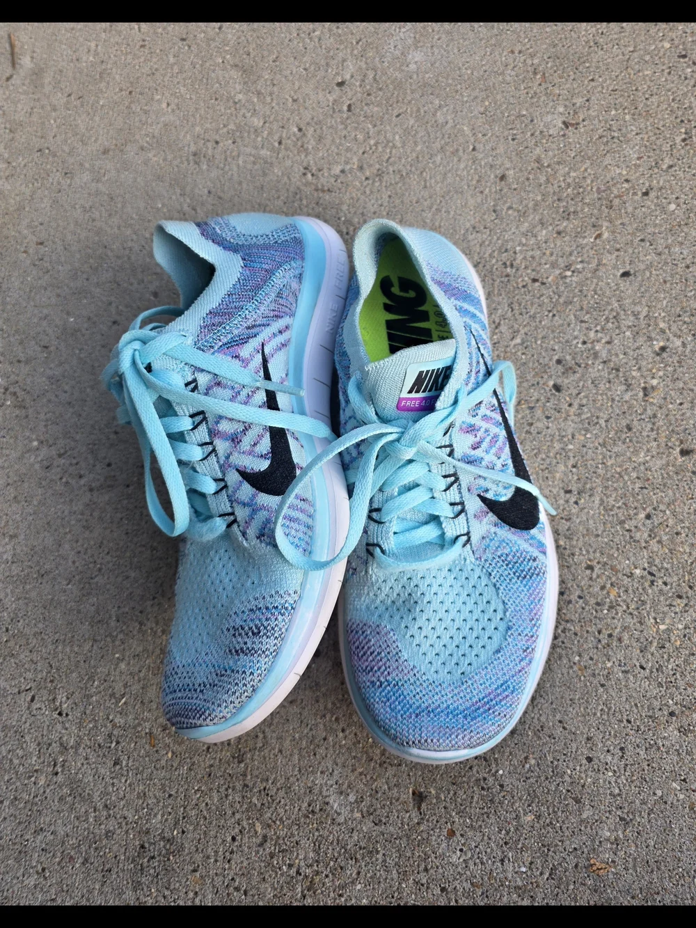 Nike Women's Free 4.0 Flyknit  Size 7